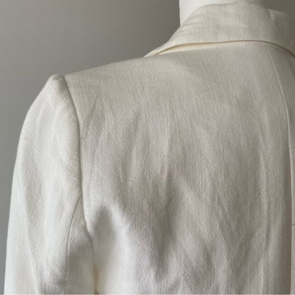 Belted Ecru Blazer | WALTER BAKER - Picture 16 of 16